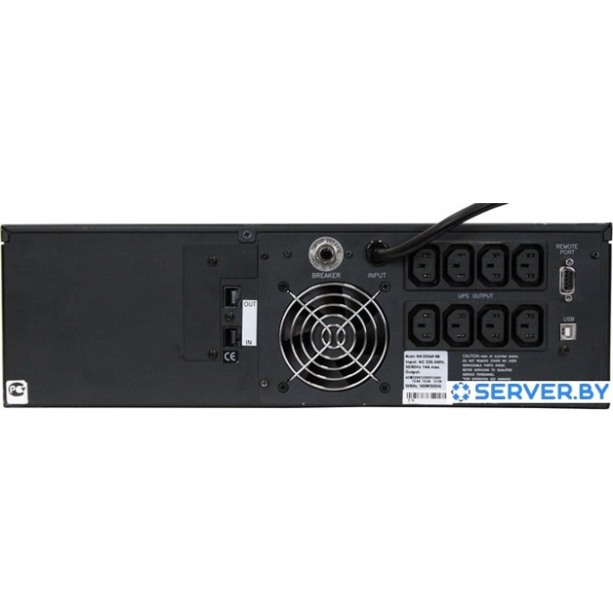 Источник бесперебойного питания Powercom King Pro RM KIN-3000AP LCD RM. Фото 2
