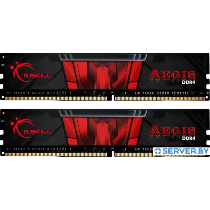 Оперативная память G.Skill Aegis 2x8GB DDR4 PC4-25600 F4-3200C16D-16GIS. Фото 1
