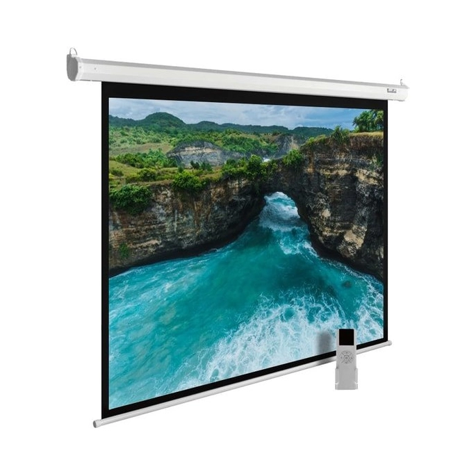 Проекционный экран CACTUS MotoExpert 220x138 CS-PSME-220x138-WT. Фото1