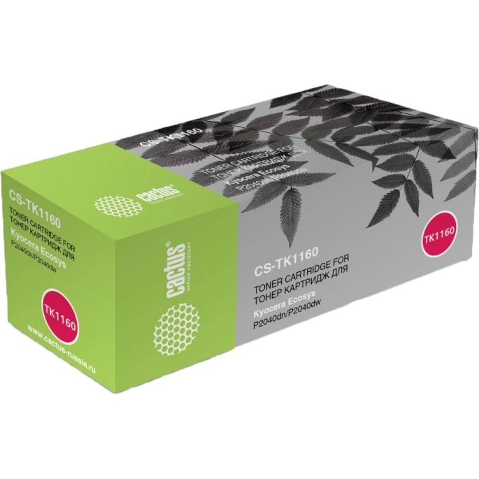Картридж CACTUS CS-TK1160 (аналог Kyocera TK-1160). Фото1
