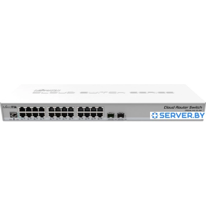 Коммутатор Mikrotik CRS326-24G-2S+RM. Фото 1