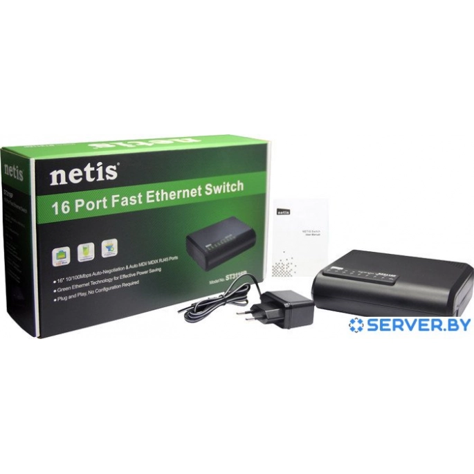 Коммутатор Netis ST3116P. Фото4