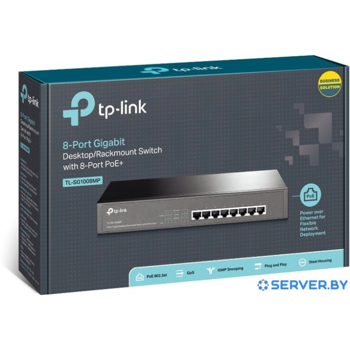 Коммутатор TP-Link TL-SG1008MP. Фото 4