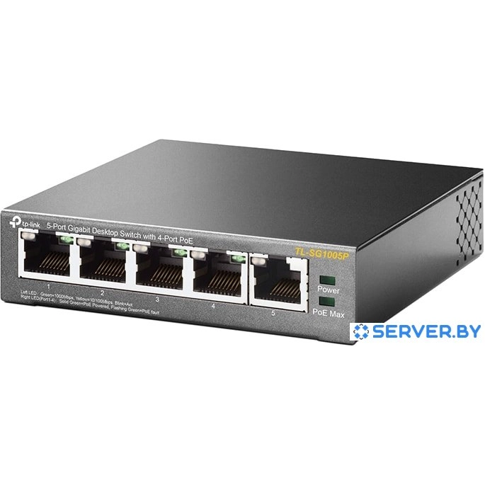 Коммутатор TP-Link TL-SG1005P. Фото 3