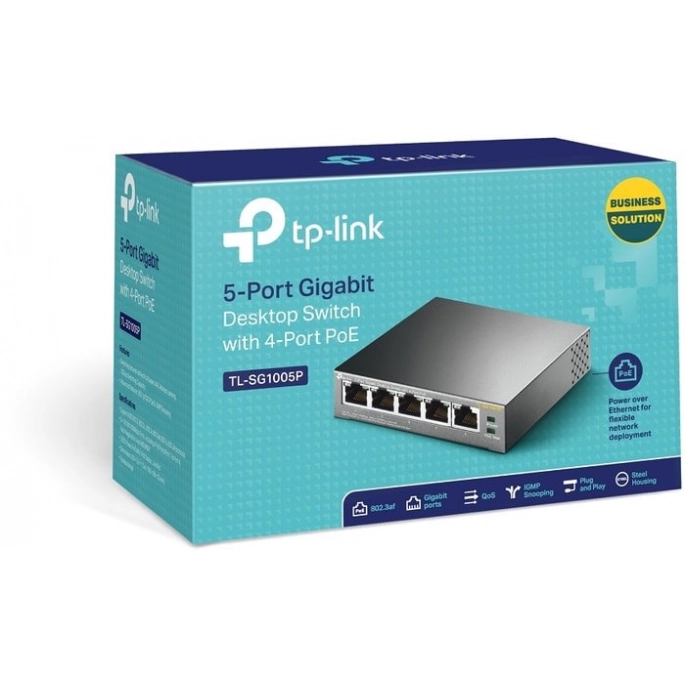 Коммутатор TP-Link TL-SG1005P. Фото 5