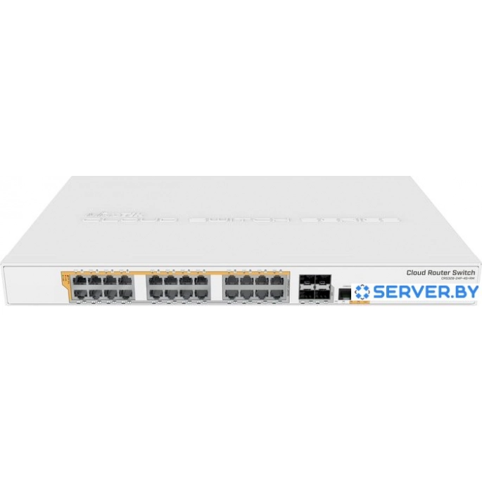 Коммутатор Mikrotik CRS328-24P-4S+RM. Фото 1
