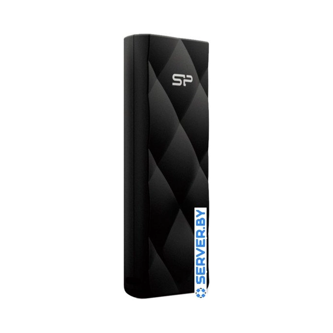 USB Flash Silicon-Power Blaze B20 Black 128GB (SP128GBUF3B20V1K). Фото2