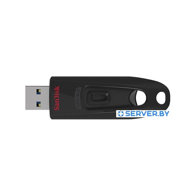 USB Flash SanDisk Ultra USB 3.0 Black 64GB (SDCZ48-064G-U46). Фото 2