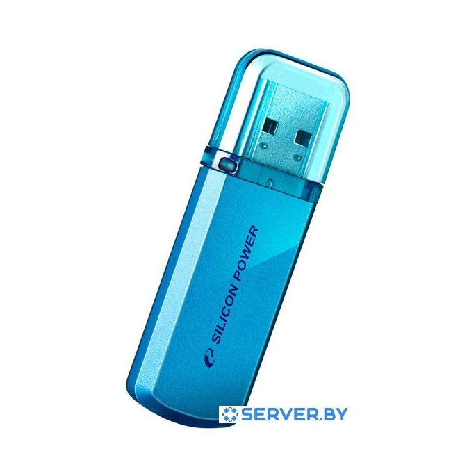 USB Flash Silicon-Power Helios 101 Blue 64GB (SP064GBUF2101V1B). Фото2
