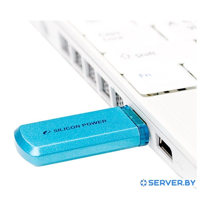 USB Flash Silicon-Power Helios 101 Blue 64GB (SP064GBUF2101V1B). Фото3