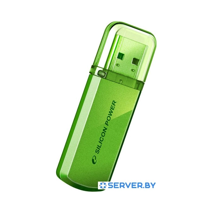 USB Flash Silicon-Power Helios 101 Green 64GB (SP064GBUF2101V1N). Фото 2