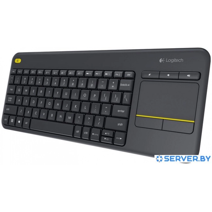 Клавиатура Logitech Wireless Touch Keyboard K400 Plus Black (920-007147). Фото2