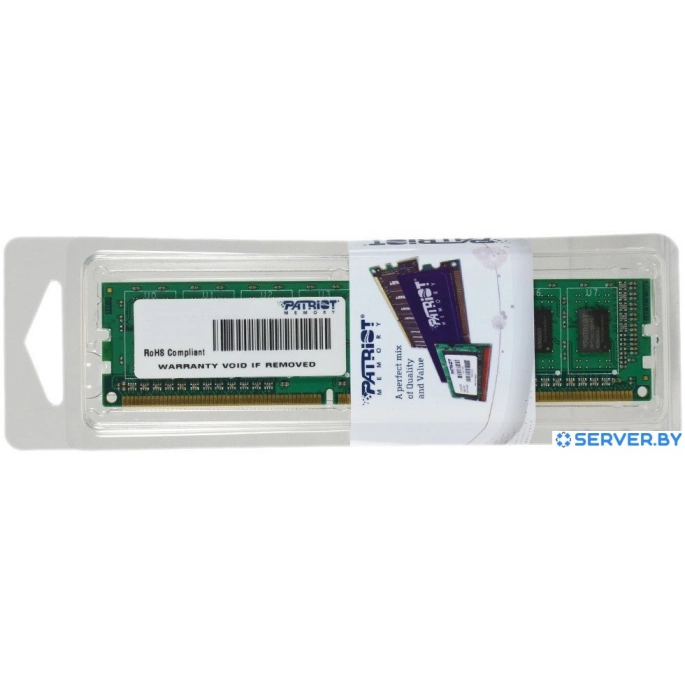 Оперативная память Patriot Signature 8GB DDR3 PC3-12800 (PSD38G16002). Фото 3