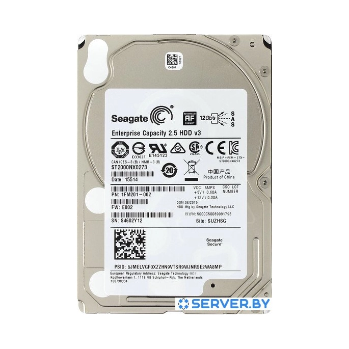 Жесткий диск Seagate Enterprise Capacity 2TB (ST2000NX0273). Фото 4