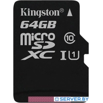 Карта памяти Kingston Canvas Select SDCS/64GBSP microSDXC 64GB