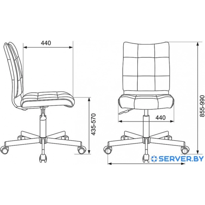 Кресло Бюрократ CH-330M/LT-15 (малиновый). Фото 5
