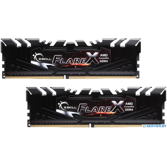Оперативная память G.Skill Flare X 2x16GB DDR4 PC4-25600 F4-3200C16D-32GFX. Фото 1