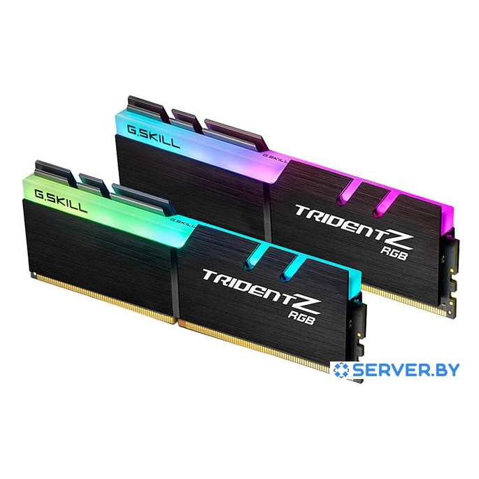 Оперативная память G.Skill Trident Z RGB 2x32GB DDR4 PC4-28800 F4-3600C18D-64GTZR. Фото 1