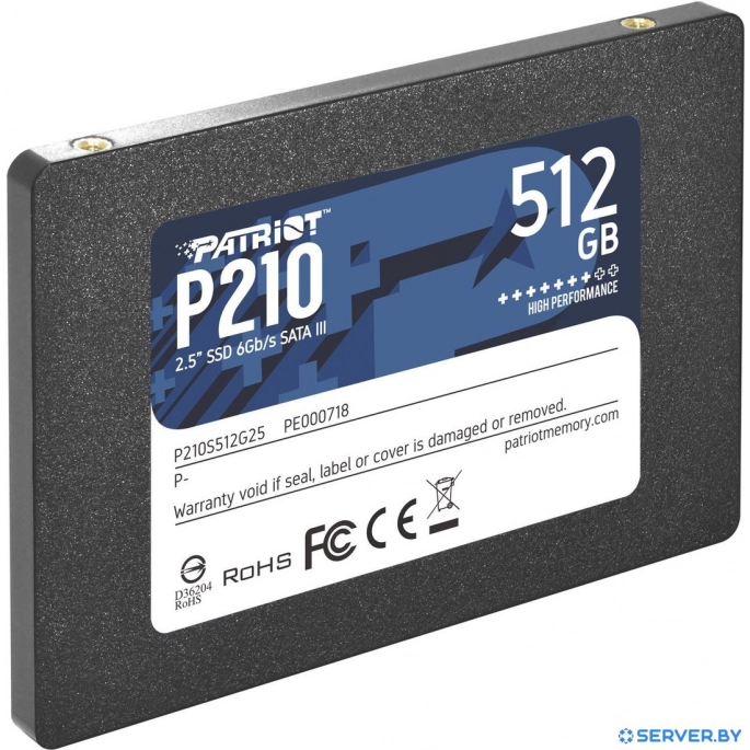 SSD Patriot P210 512GB P210S512G25. Фото3