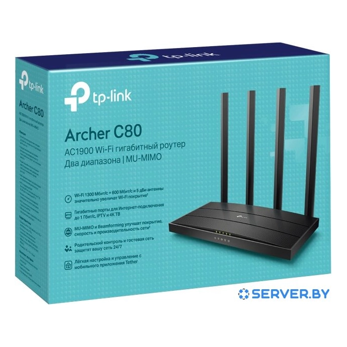 Wi-Fi роутер TP-Link Archer C80. Фото 4