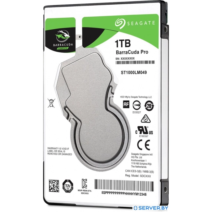 Жесткий диск Seagate Barracuda Pro 1TB ST1000LM049. Фото2