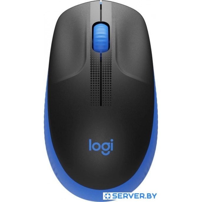 Мышь Logitech M190 (черный/синий). Фото 1