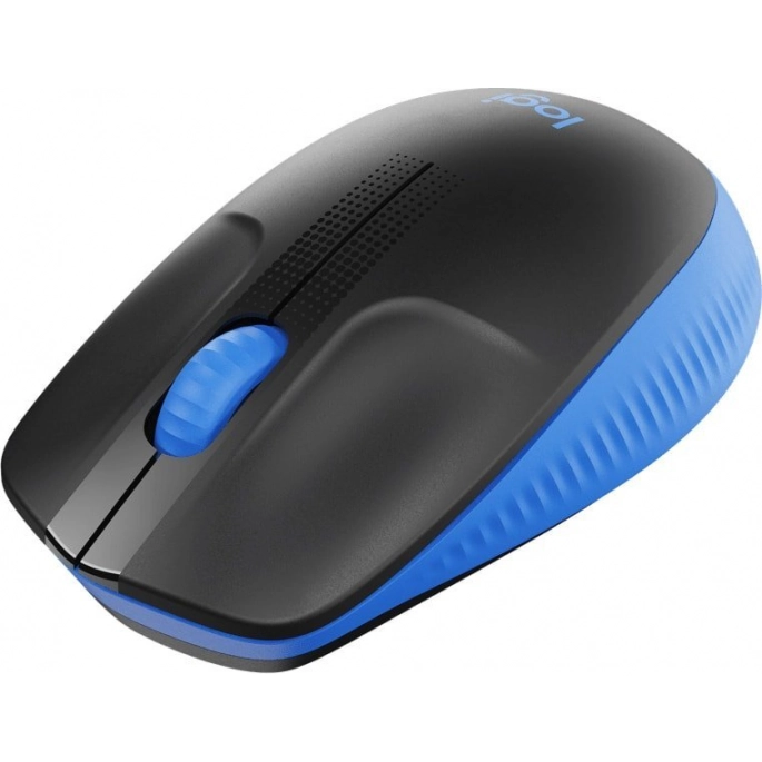 Мышь Logitech M190 (черный/синий). Фото 3