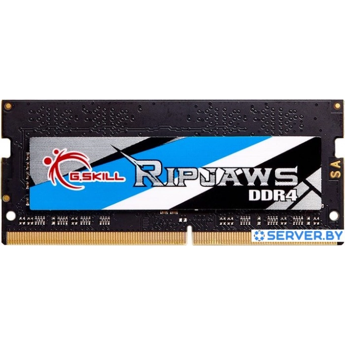 Оперативная память G.Skill Ripjaws 16GB DDR4 SODIMM PC4-25600 F4-3200C22S-16GRS. Фото1