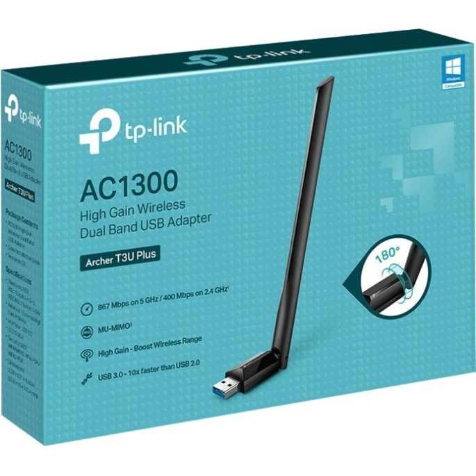 Wi-Fi адаптер TP-Link Archer T3U Plus. Фото4