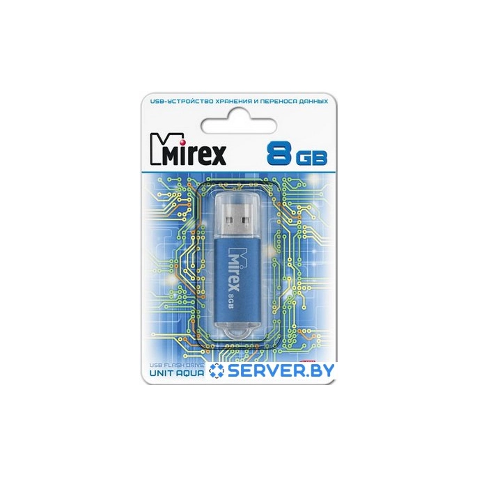 USB Flash Mirex UNIT AQUA 8GB (13600-FMUAQU08). Фото2