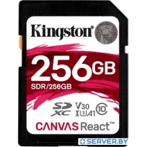 Карта памяти Kingston Canvas React SDR/256GB SDXC 256GB