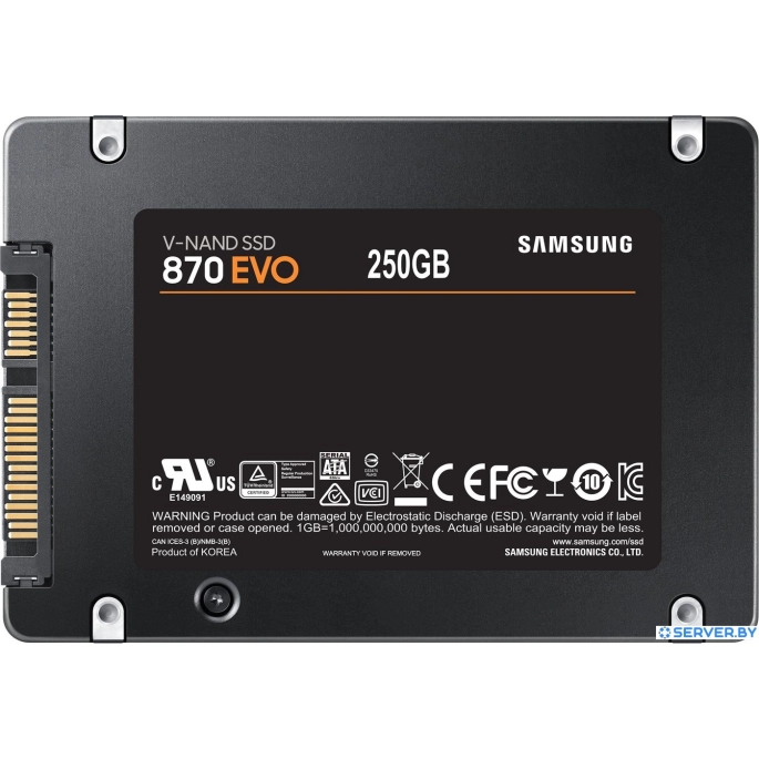 SSD Samsung 870 Evo 250GB MZ-77E250BW. Фото 2