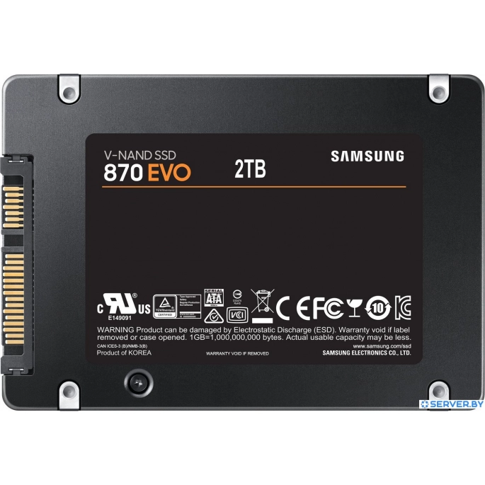 SSD Samsung 870 Evo 2TB MZ-77E2T0BW. Фото2