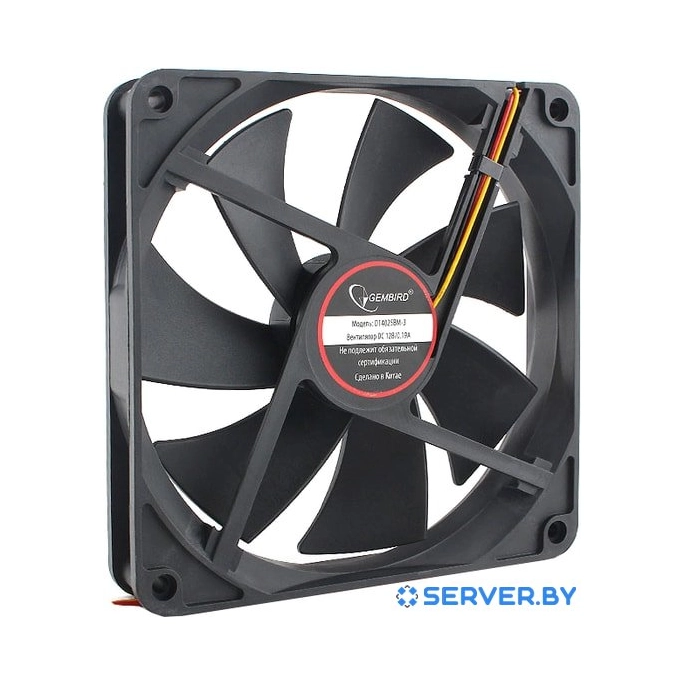 Вентилятор для корпуса Gembird D14025BM-3. Фото 1