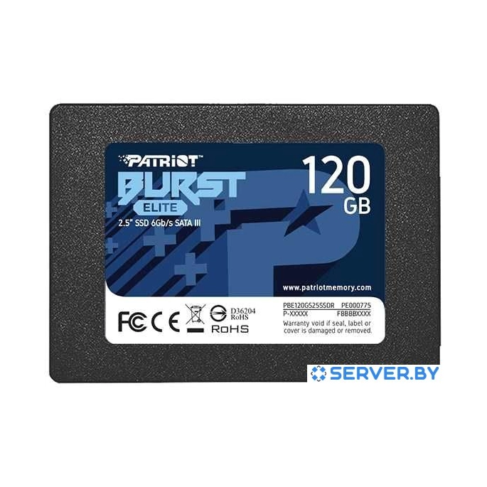 SSD Patriot Burst Elite 120GB PBE120GS25SSDR. Фото 1