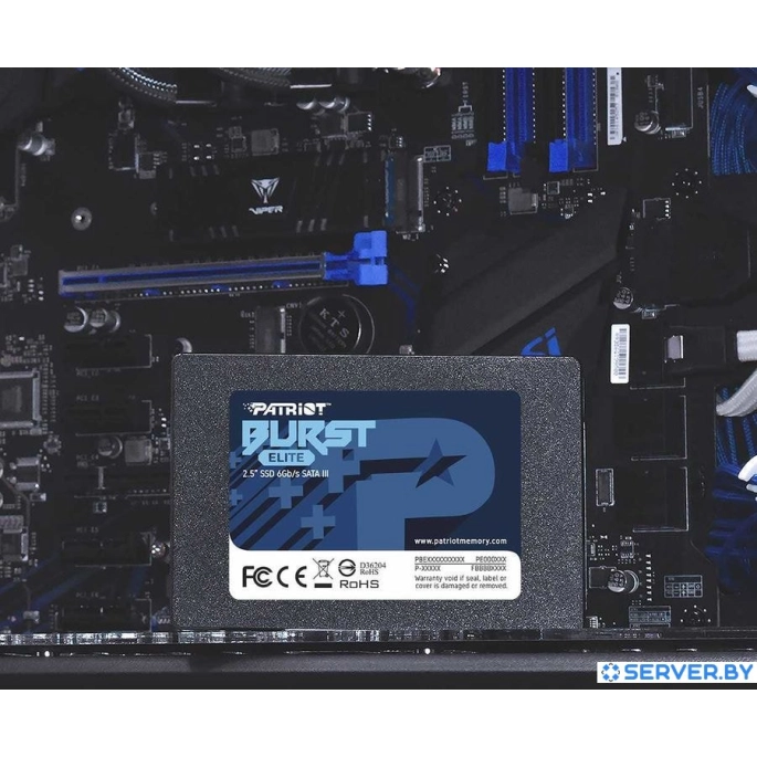 SSD Patriot Burst Elite 120GB PBE120GS25SSDR. Фото 5