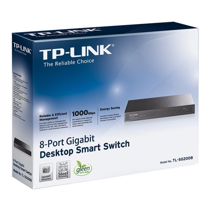 Коммутатор TP-Link TL-SG2008. Фото 4