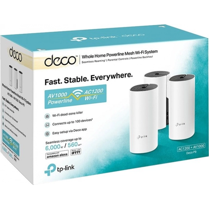 Wi-Fi система TP-Link Deco P9 (3 шт.). Фото 2