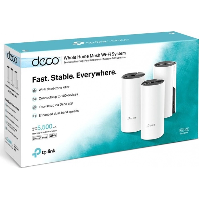 Беспроводной маршрутизатор TP-Link Deco M4 (3 шт.). Фото 4