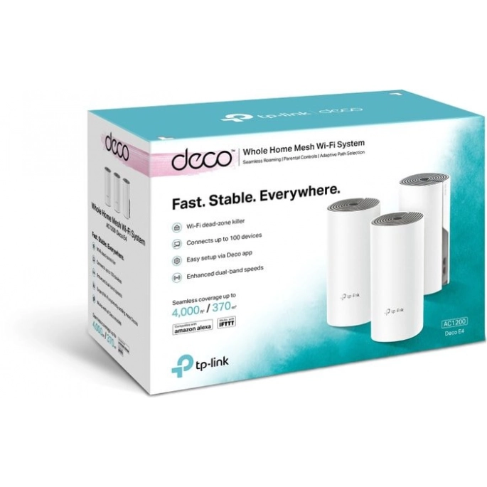 Wi-Fi роутер TP-Link Deco E4 (3 шт.). Фото5