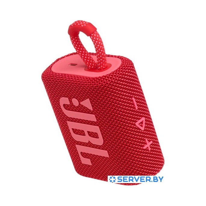 Беспроводная колонка JBL Go 3 (красный). Фото 4