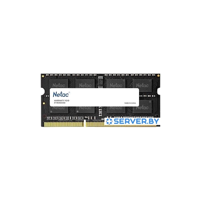 Оперативная память Netac Basic 8GB DDR3 SODIMM PC3-12800 NTBSD3N16SP-08. Фото 1