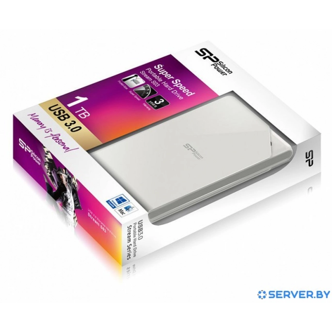 Внешний накопитель Silicon-Power Stream S03 1TB White (SP010TBPHDS03S3W). Фото 5