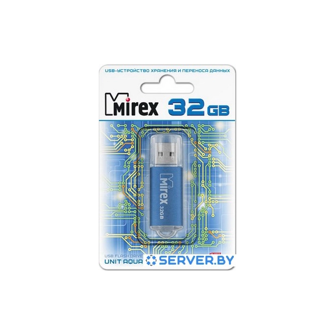 USB Flash Mirex UNIT AQUA 32GB (13600-FMUAQU32). Фото 2