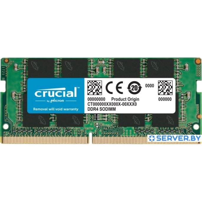 Оперативная память Crucial 16GB DDR4 SODIMM PC4-25600 CT16G4SFRA32A. Фото1