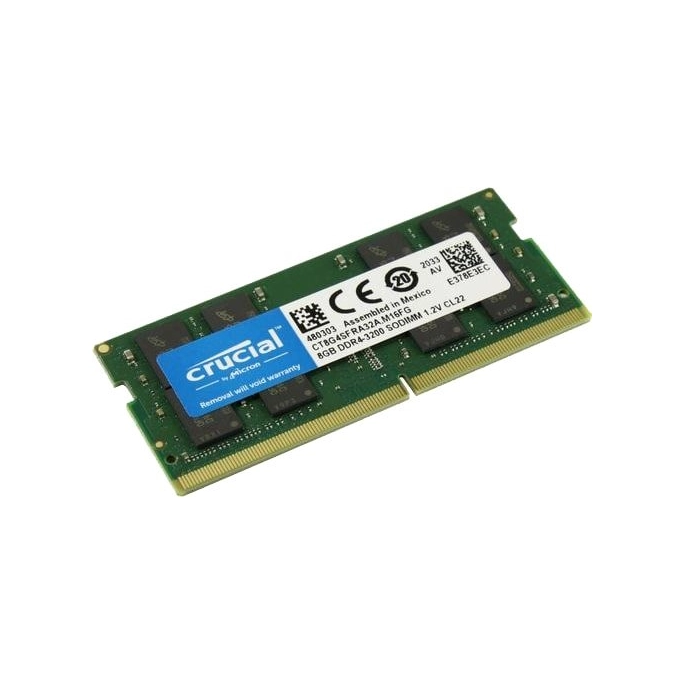 Оперативная память Crucial 16GB DDR4 SODIMM PC4-25600 CT16G4SFRA32A. Фото2