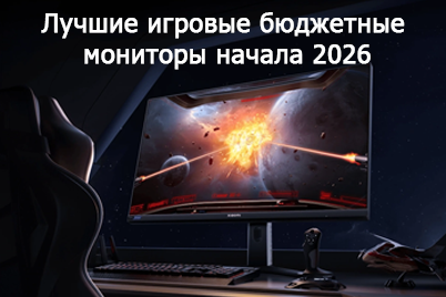Лучшие игровые бюджетные мониторы начала 2026