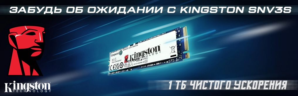 Скоростной диск SSD Kingston NV3 1TB SNV3S/1000G